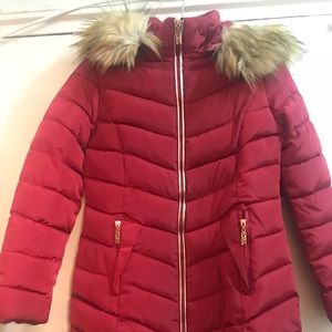 Pretty New Winter jacket- wine red